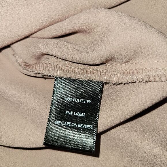 Torrid Harper Georgette Pullover 3/4 Sleeve Blouse Pink Rose Blush Mauve 00 - Picture 13 of 13